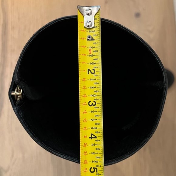 J. Crew | Black leather knee high boots w/ zippers - Picture 9 of 9